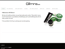 Tablet Screenshot of glimra.se